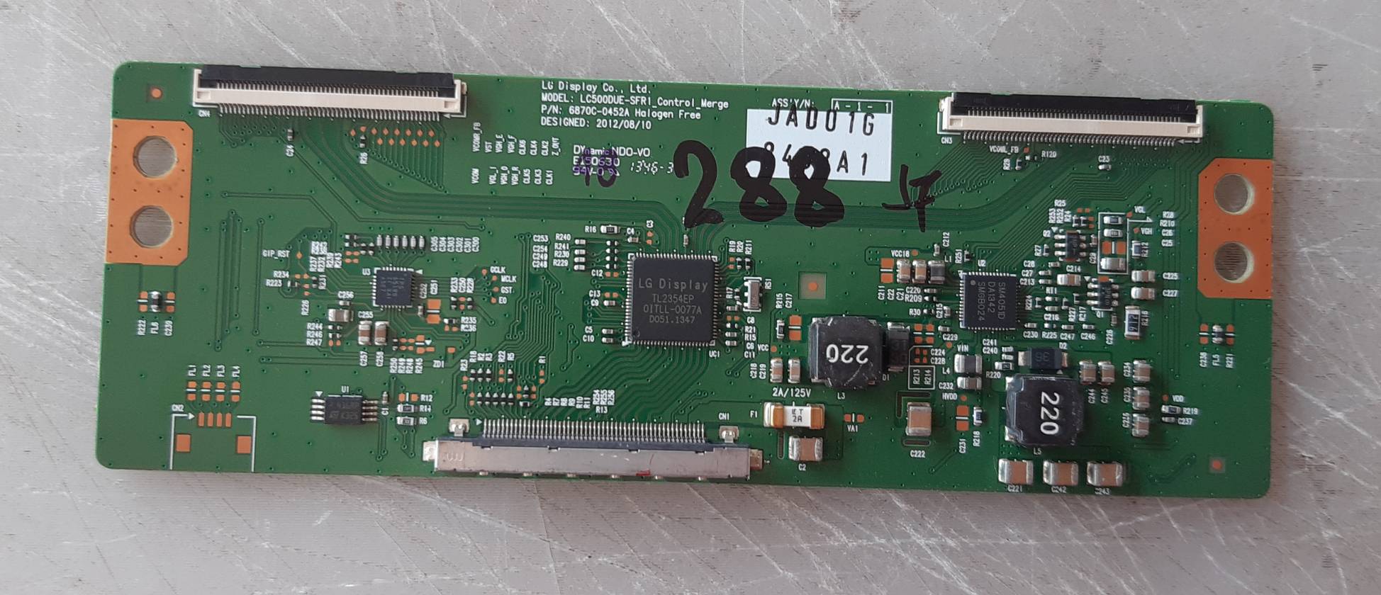 อันที่ 288 LG 42LN570T ทีคอน 6870C-0452A ดีเทสแล้ว ราคา 650 บาท