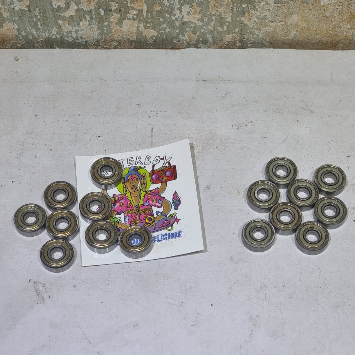 [0318] ลูกปืนล้อสเก็ต แบบถูก ABAC7 9 11 โรลเลอร์ อินลาย สเก็ตบอร์ดอ Bearing