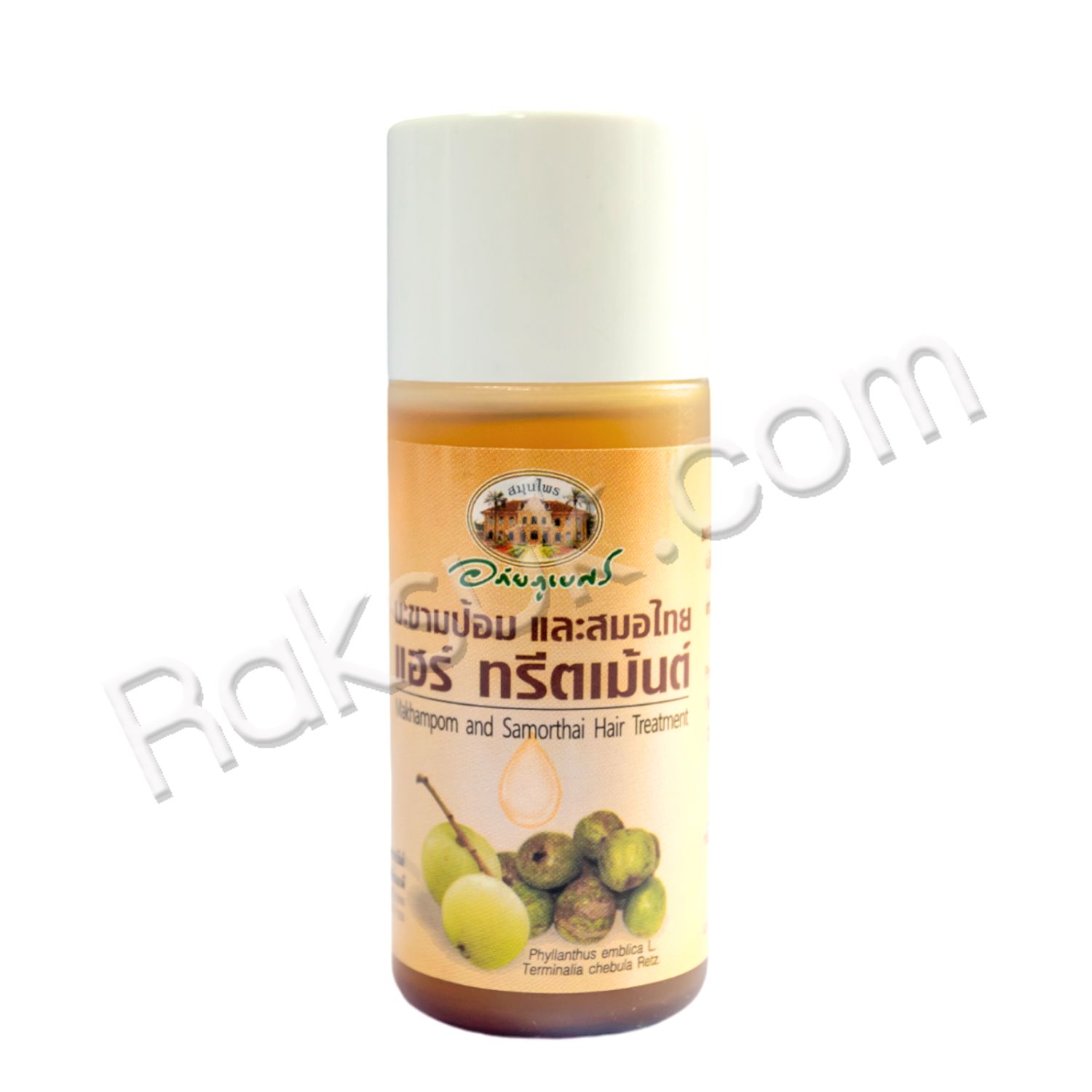 น้ำมันหมักผมมะขามป้อม-สมอไทย อภัยภูเบศร