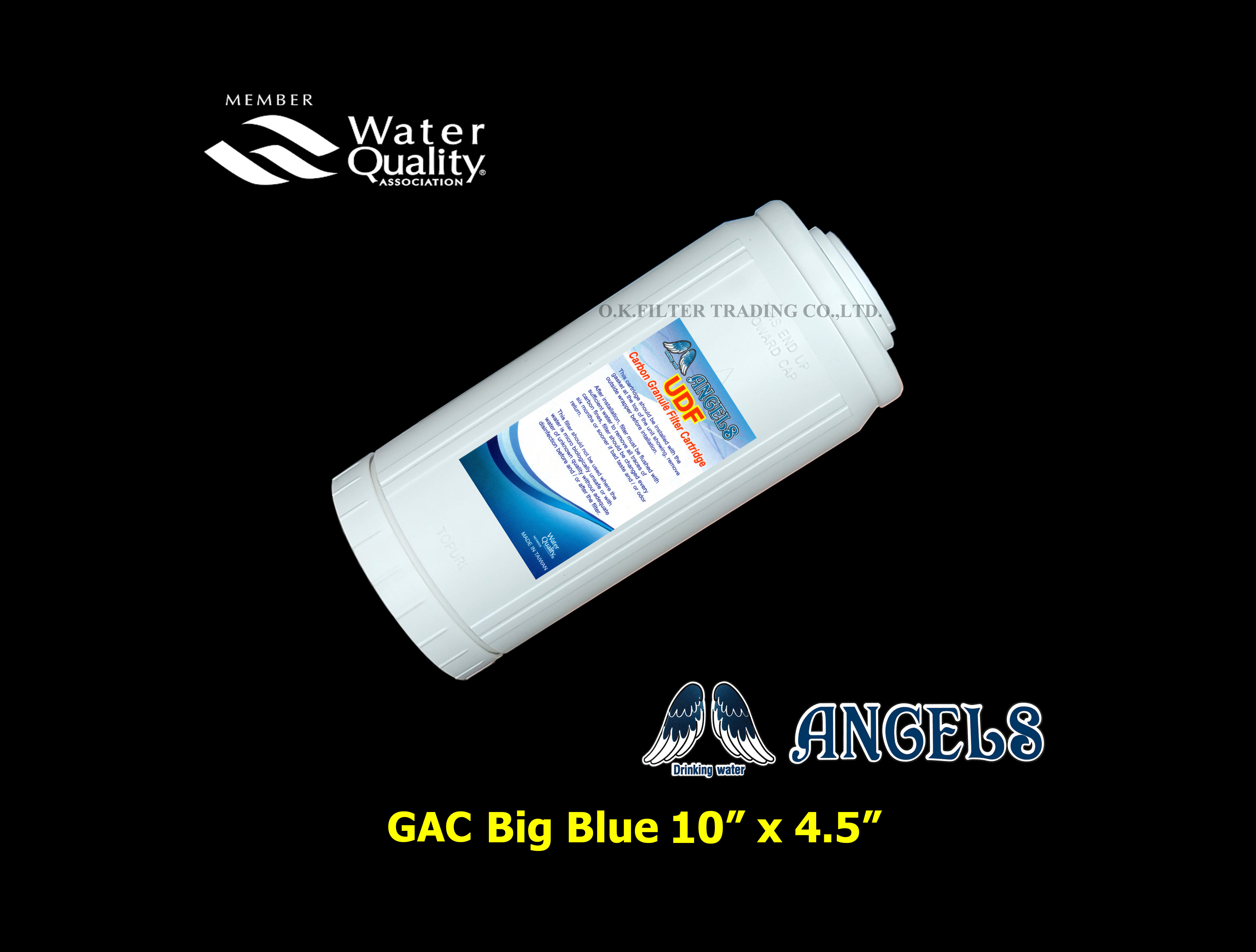 ไส้กรองน้ำ GAC Carbon Big Blue 10 นิ้ว x 4.5 นิ้ว ANGELS