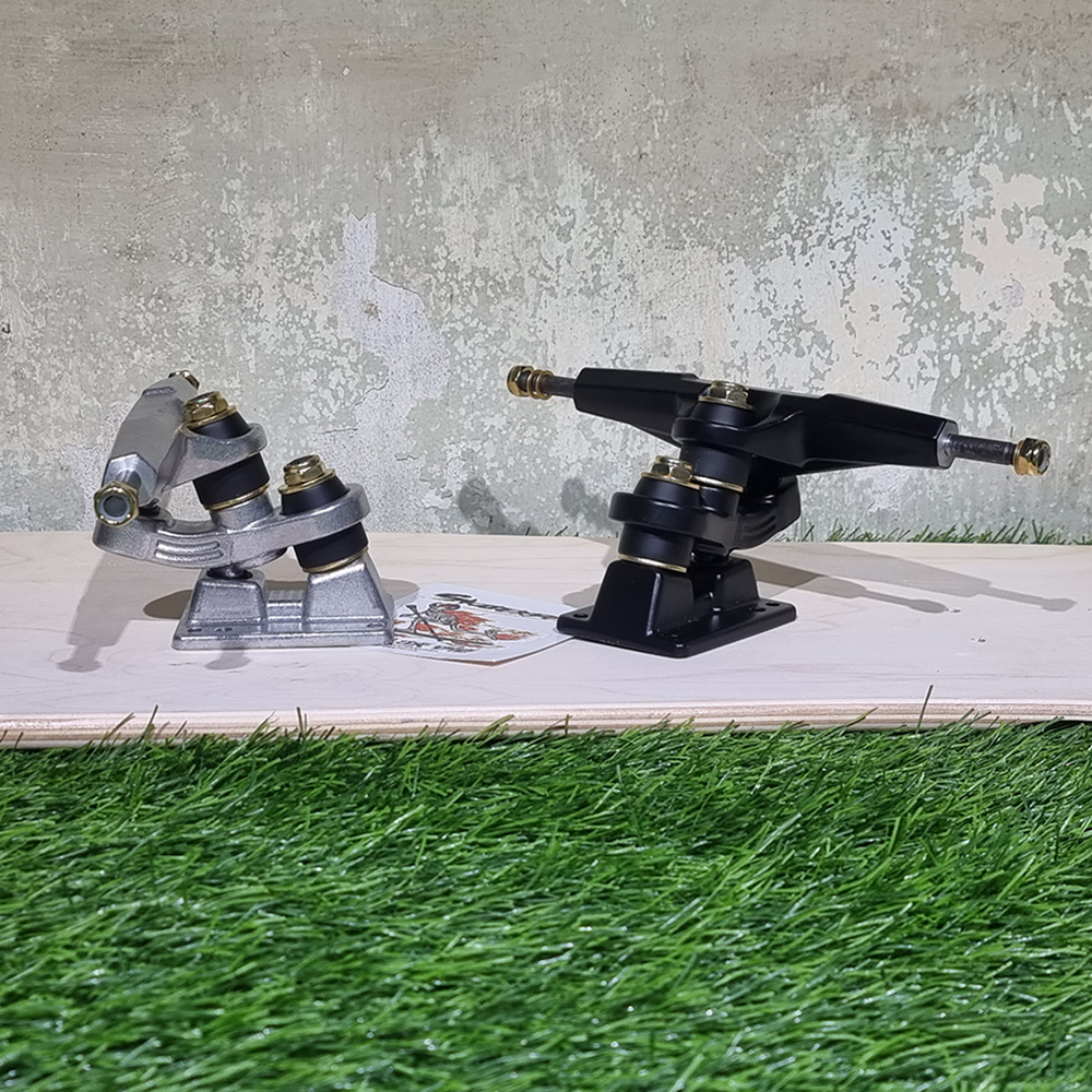 [0308] ทรัค double kingpin trucks 6.25" มั่นคง snap ง่าย สำหรับ ทรัคหลัง surf skate longboard