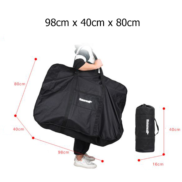 [0901] กระเป๋าจักรยานล้อ 20-27นิ้ว สะพายขึ้นรถไฟฟ้า ผ้าหนา ทนทาน พกง่าย Folding bike bag