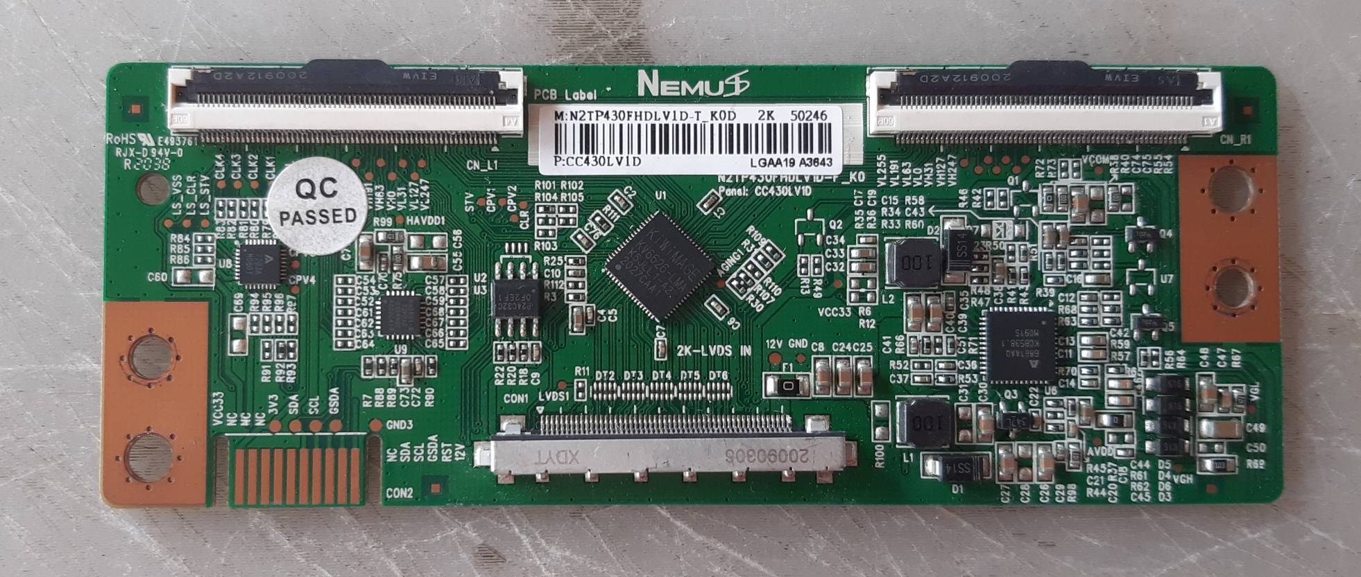 อันที่ 254 FAMILY STV-LED43D-T2 ทีคอน CC430LV1D ดีเทสแล้ว
