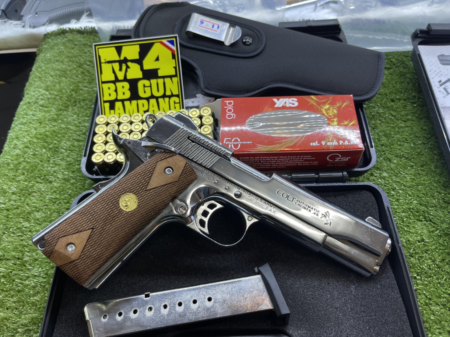 KUZEY M1911 ลาย Series 70 ลำกล้อง 5"เงินเงา