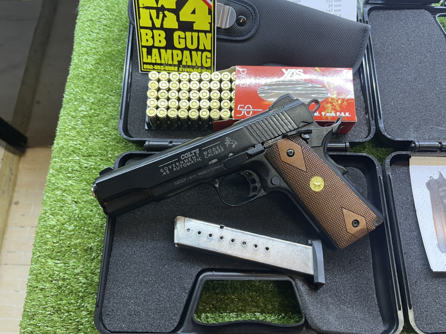KUZEY M1911 ลาย Government ลำกล้อง 5" ดำ