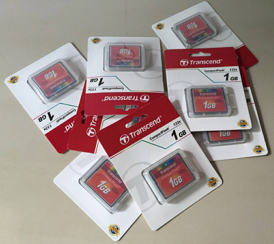 Transcend CF Card Compact Flash 1GB 133X