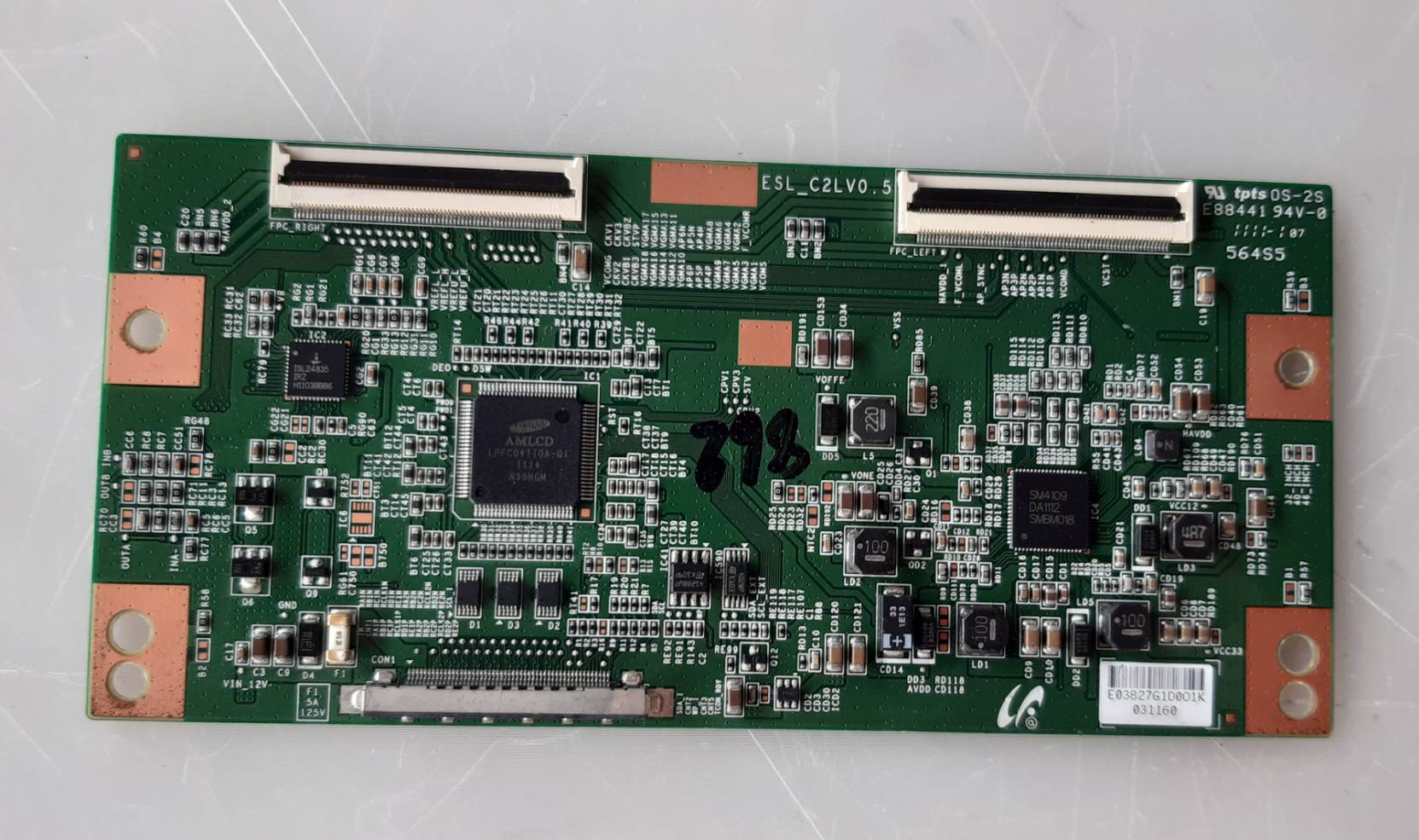 อันที่ 862 SONY 32EX520 ทีคอน ESL_C2LV0.5 50PIN ไฟซ้าย เสียบหนา ดี