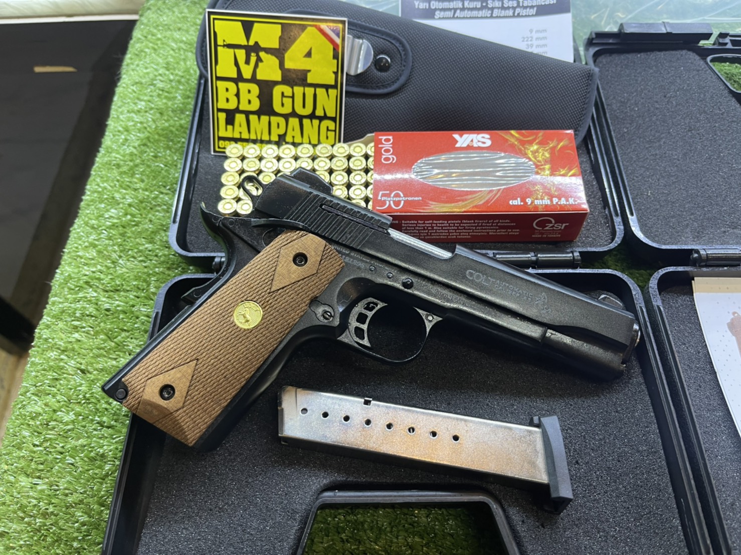 KUZEY M1911 ลาย Government ลำกล้อง 5" ดำ