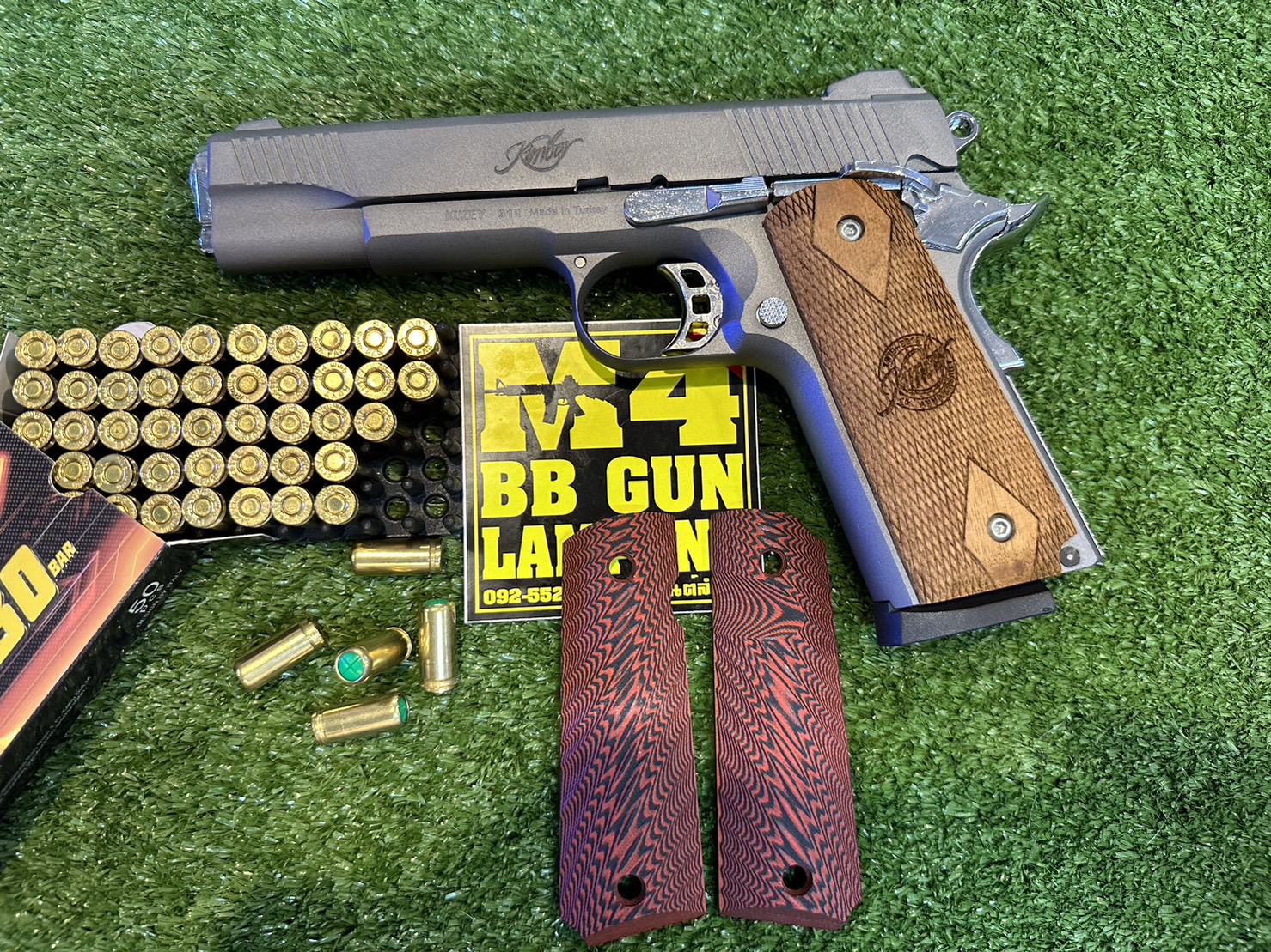 KUZEY M1911 ลาย KIMBER ลำกล้อง 5" สีสโมค