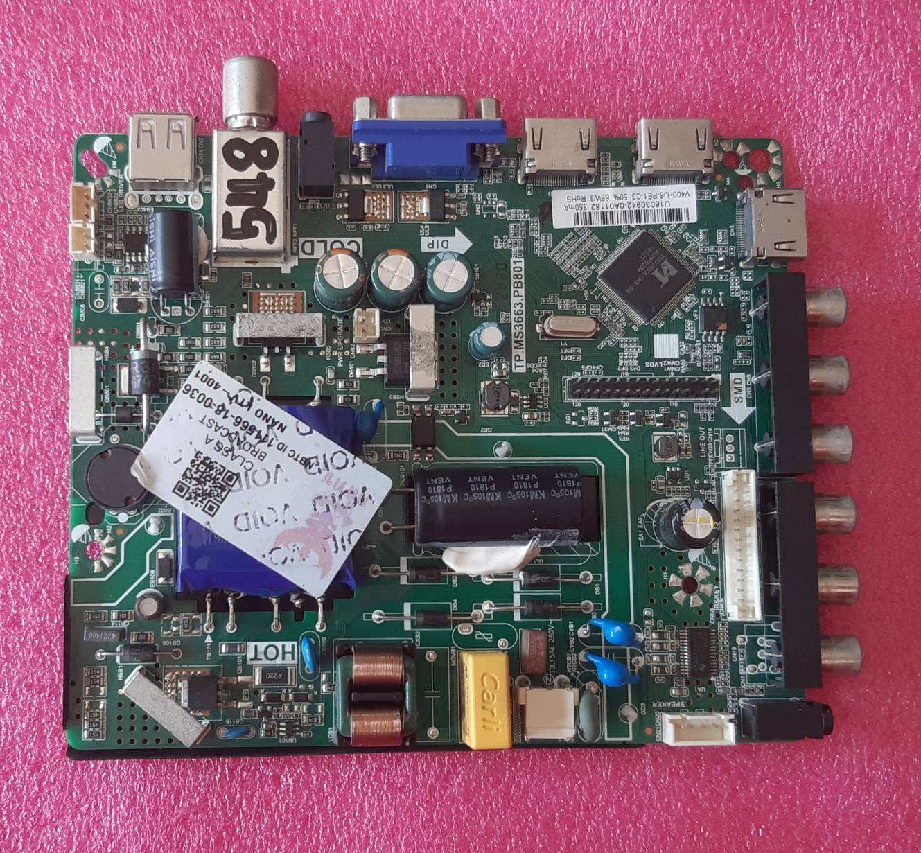 อันที่ 548 NANO LTV-4001 ซีสเตร็ม TP.MS3663.PB801 ดีเทสแล้ว