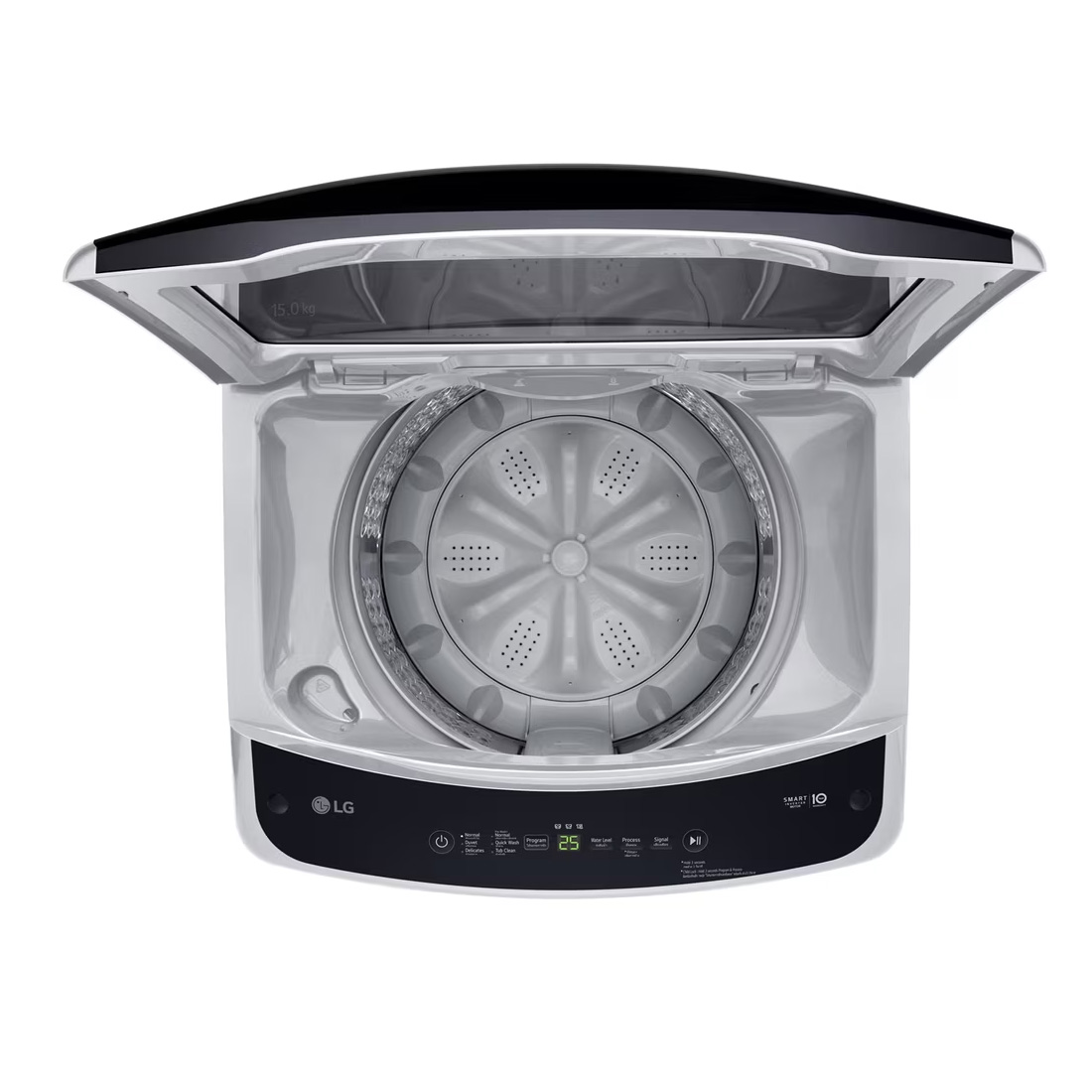เครื่องซักผ้าฝาบน SMART INVERTER สีเทา LG 15 กก. รุ่น T2515VBTM (ชลบุรีส่งฟรี)