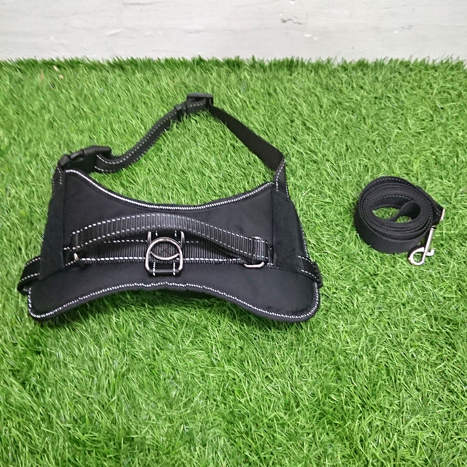 [1100] เสื้อพร้อมสายจูง สุนัข แมว ขนาดใหญ่ แรงเยอะ S M L XL