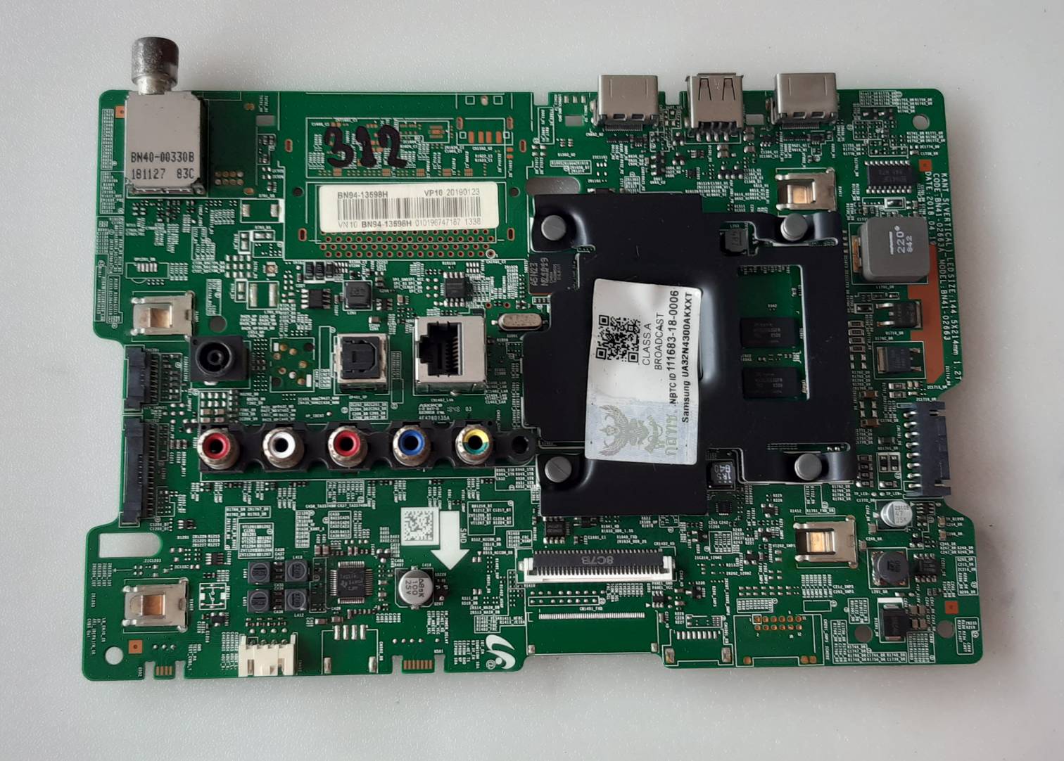 อันที่ 312 Samsung UA32N4300AK ซีสเตร็ม BN41-02663 BN94-13598M ดีเทสแล้ว