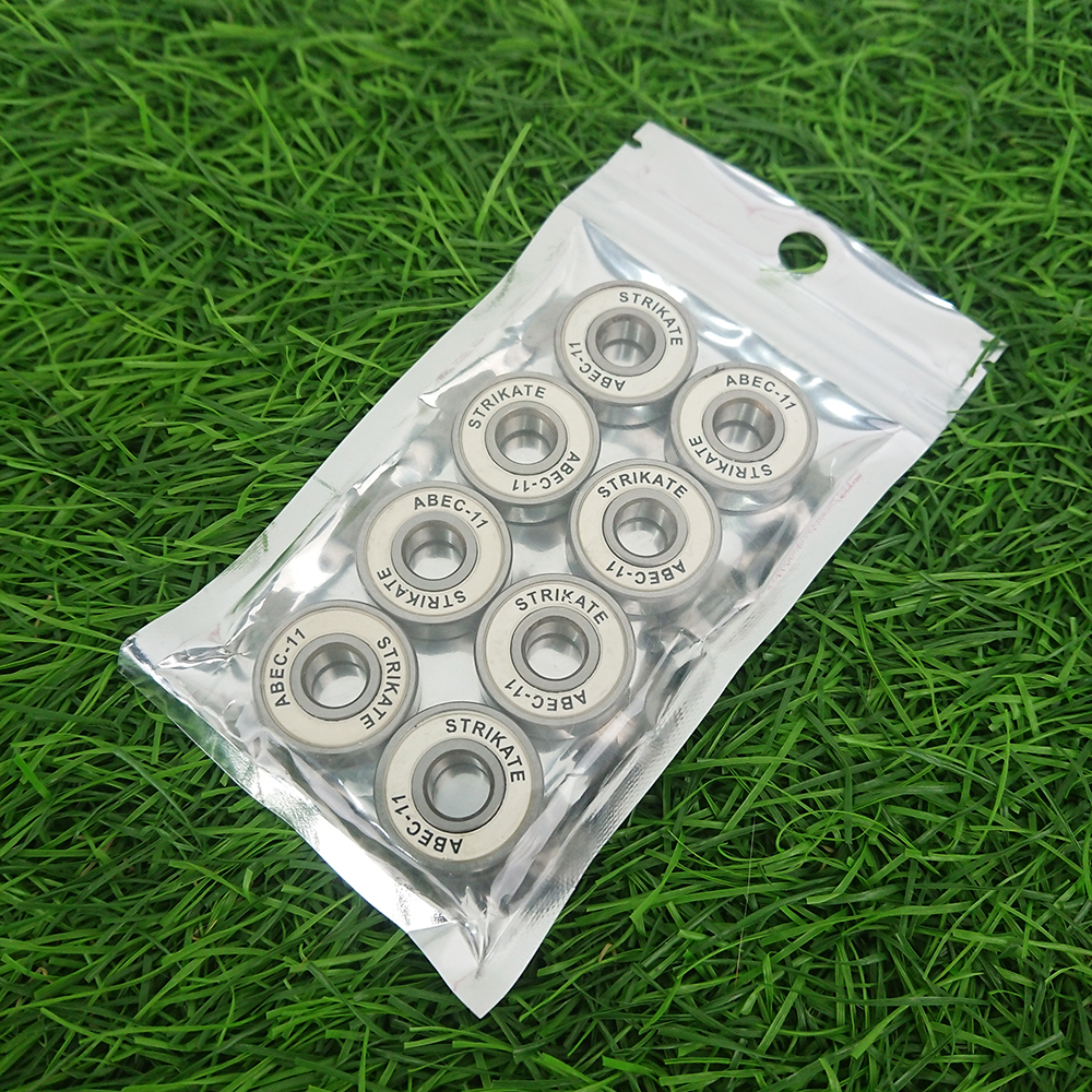 0318 แบริ่ง ลูกปืนล้อ เซิร์ฟสเก็ต ลองบอร์ด ครุยเซอร์ ชุด8ชิ้น surf skate longboard roller inline S608 ABEC-11 bearing