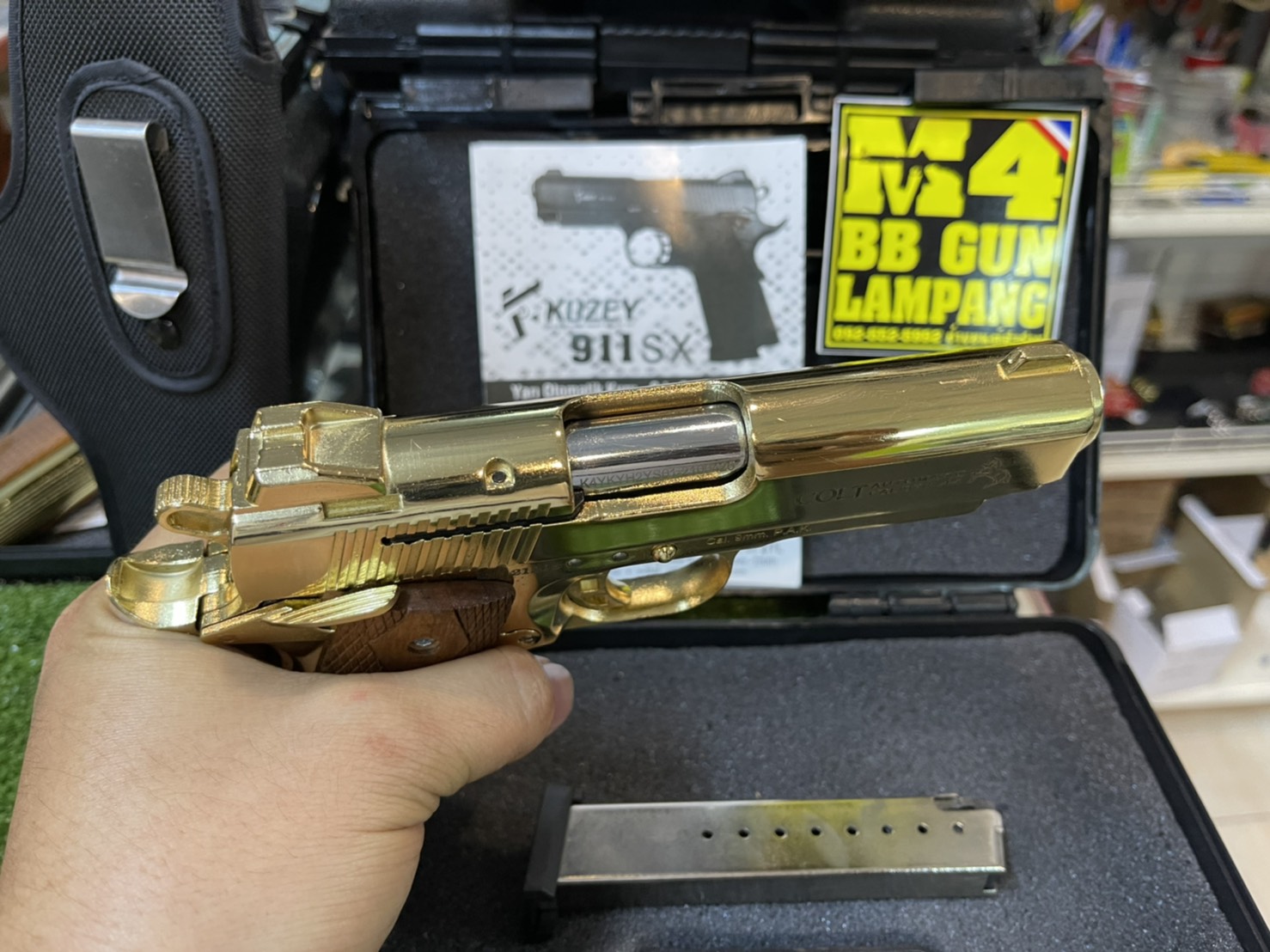 KUZEY M1911 ลาย Series 70 ลำกล้อง 4" ทอง