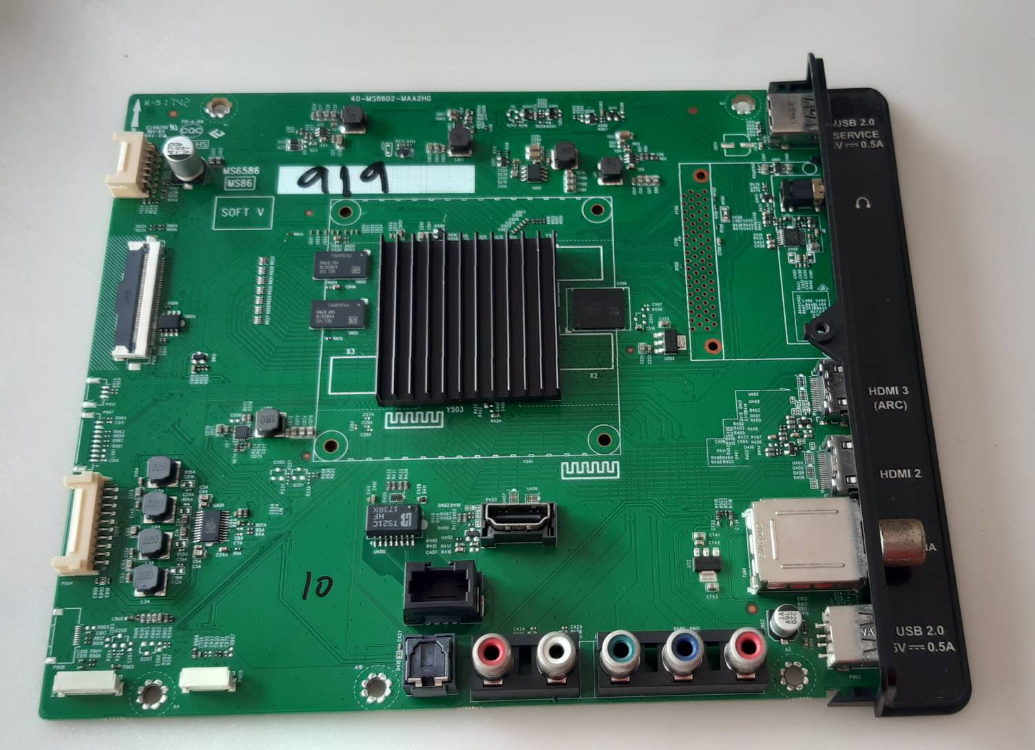 อันที่ 919 TCL 55P62US ซีสเตร็ม 40-MS86D2-MAA2HG ดีเทสแล้ว