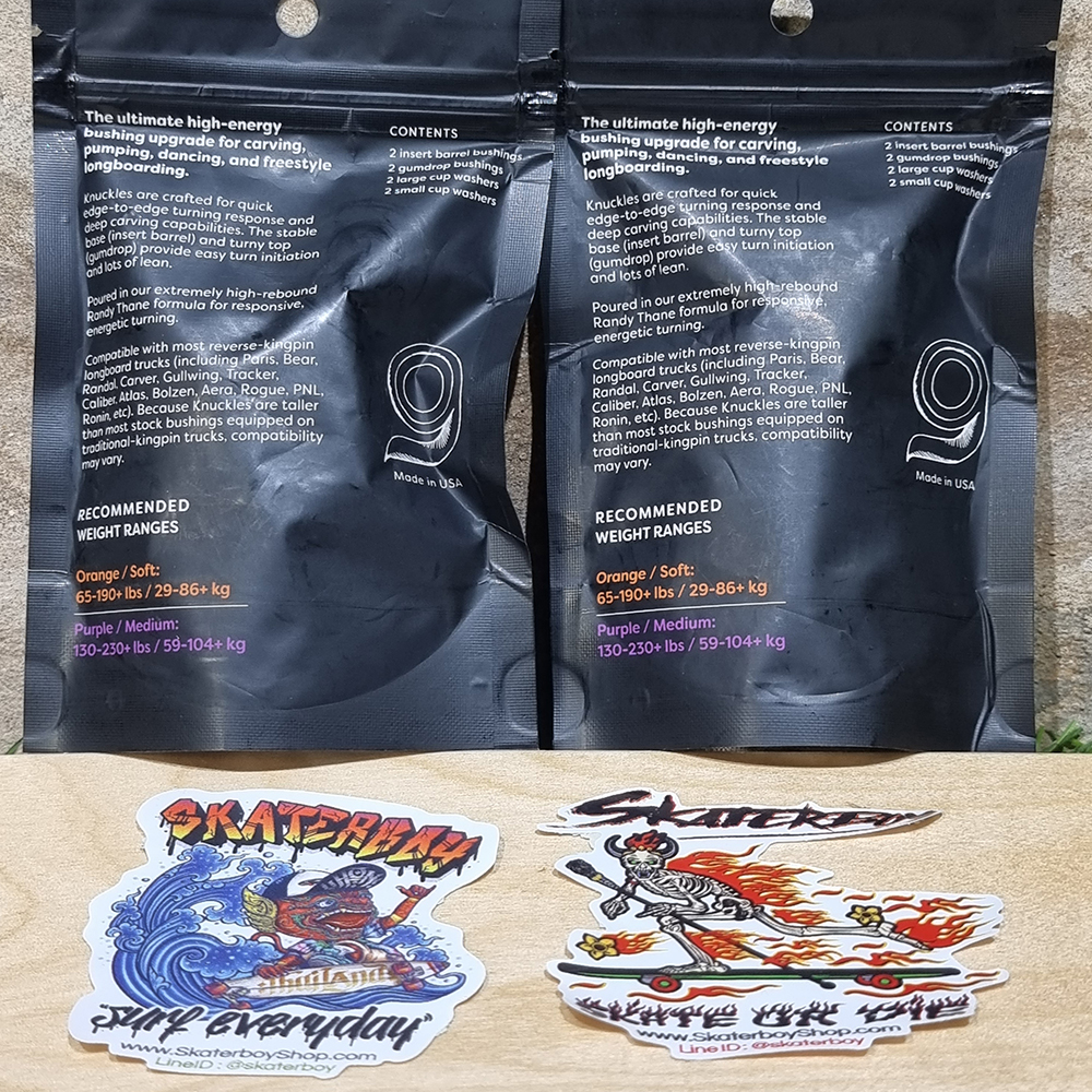 [0312] Bushing เซิร์ฟสเก็ต Orangatang รุ่น Knuckles บูชชิ่งมีขอบแก้ปลิ้น surf skate CX4 longboard