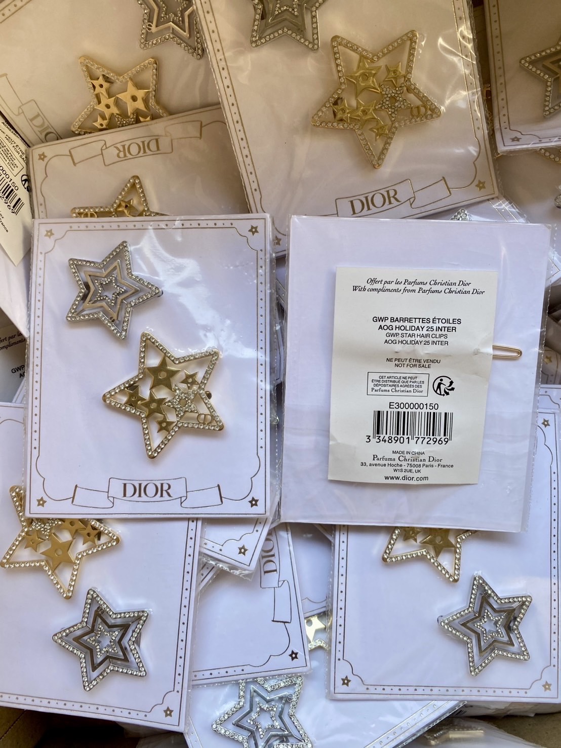 เซ็ทกิ๊บติดผม Dior Star Hair Clips 2025