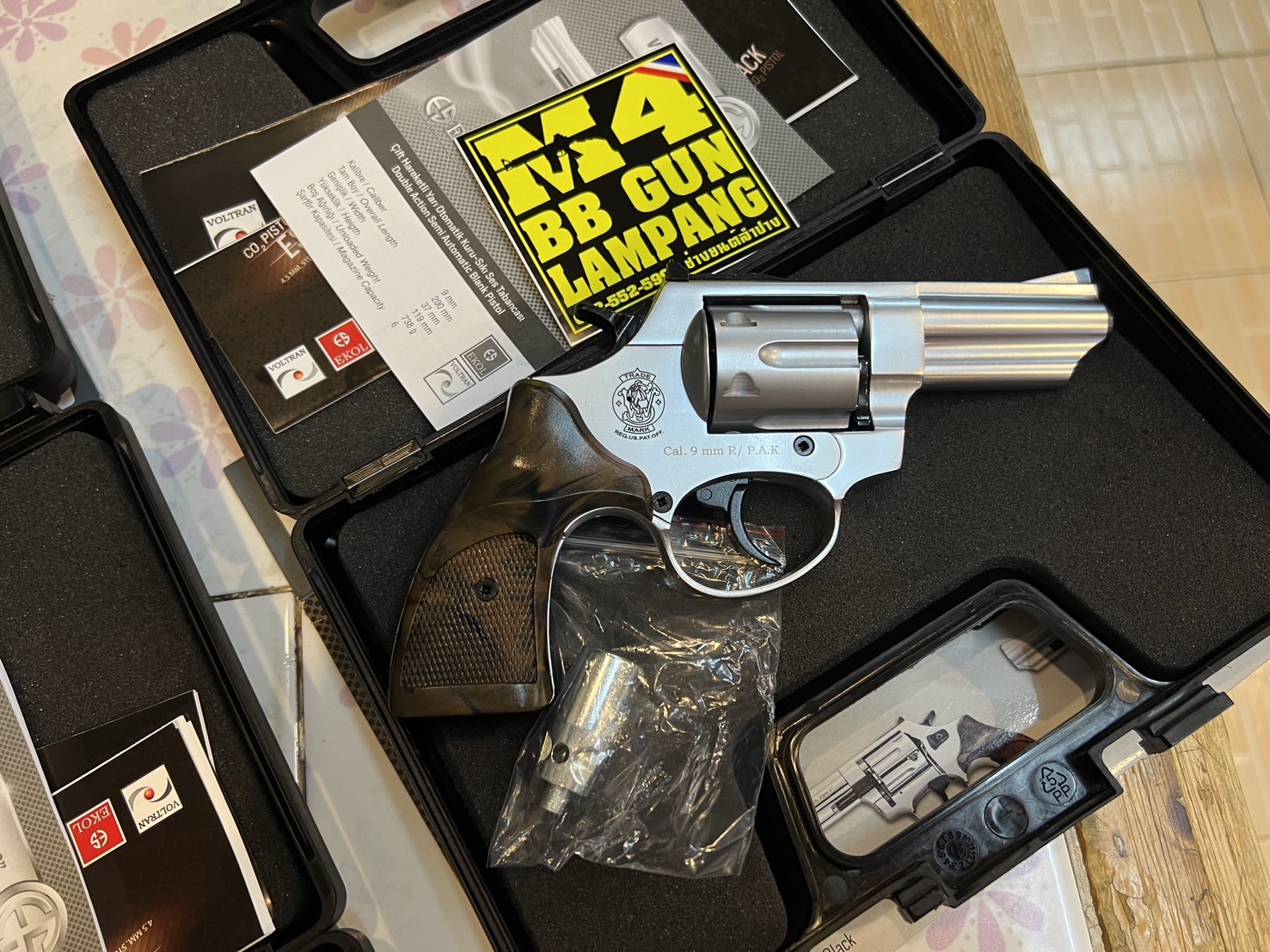 EKOL VIPER 3” บรอนซ์เงิน