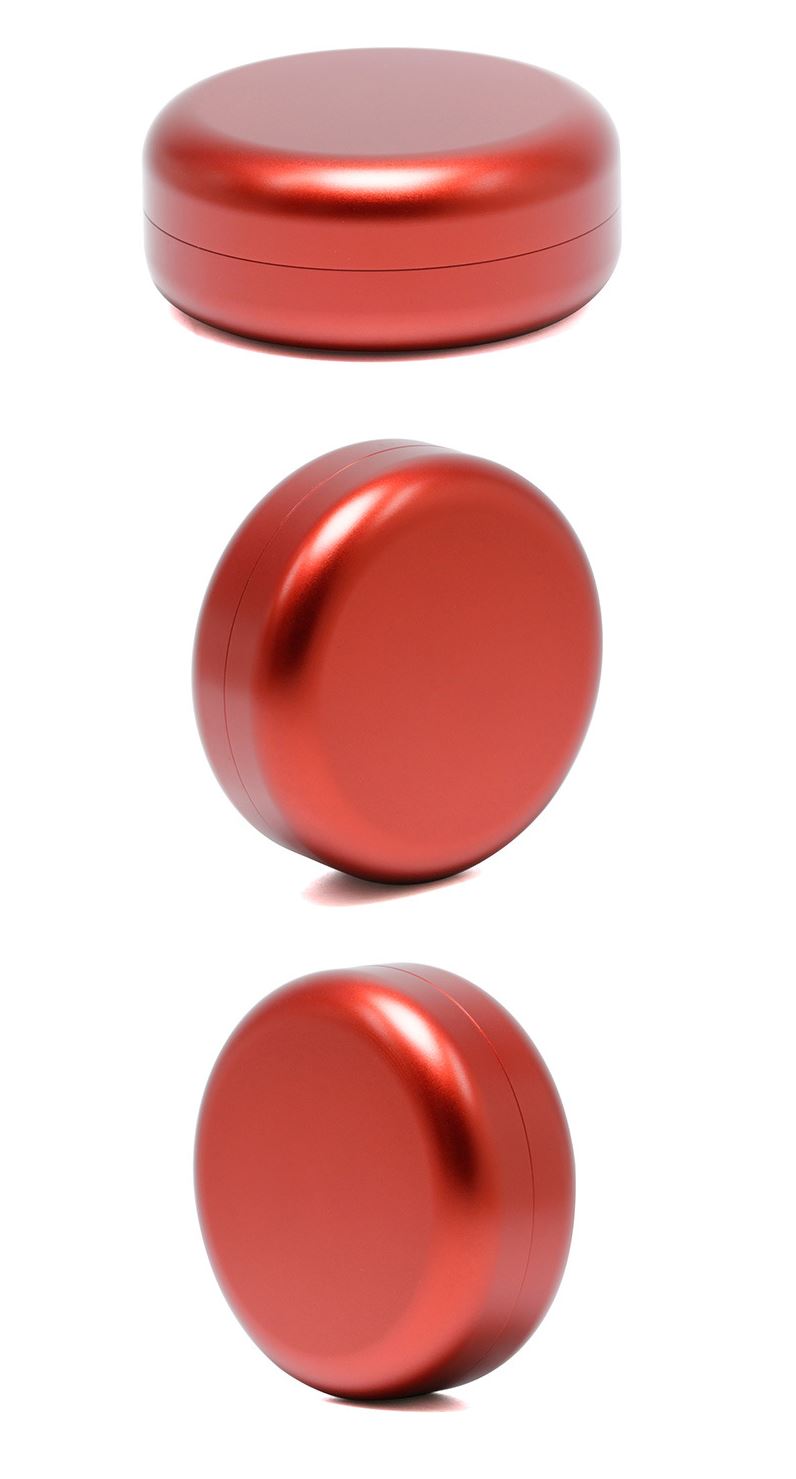 [1003] กล่องเก็บสมุนไพร กลม 2ขนาด Aluminum กันชื้น กันฝุ่น เก็บยา