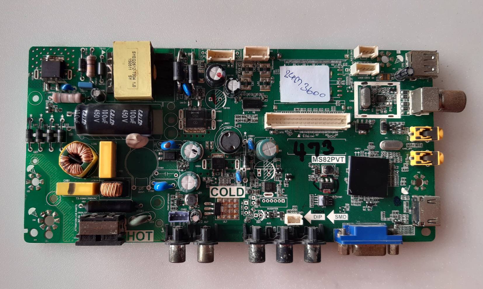 อันที่ 473 TCL 24M3600 ซีสเตร็ม MS82PVT ดีเทสแล้ว
