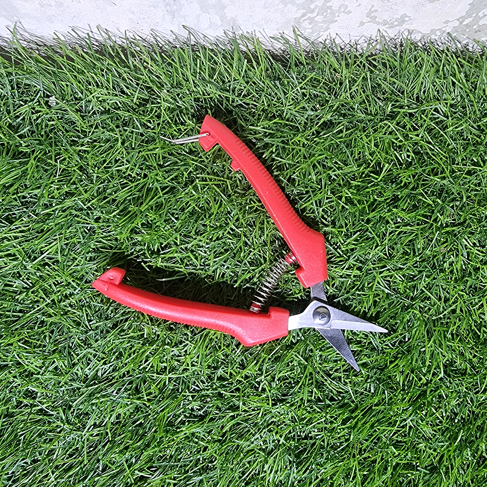 [1002] กรรไกรทริม มีสปริงช้วยผ่อนแรง ตัดใบไม้ กิ่งไม้ ขนาดเล็ก