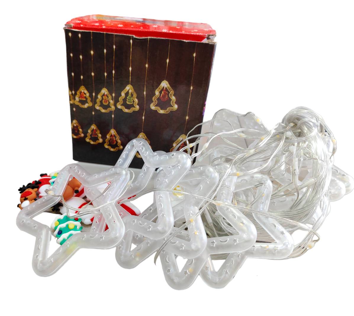 ไฟม่านดาว ไฟเทศกาล ไฟประดับ รูปดาว ไฟกระพริบ