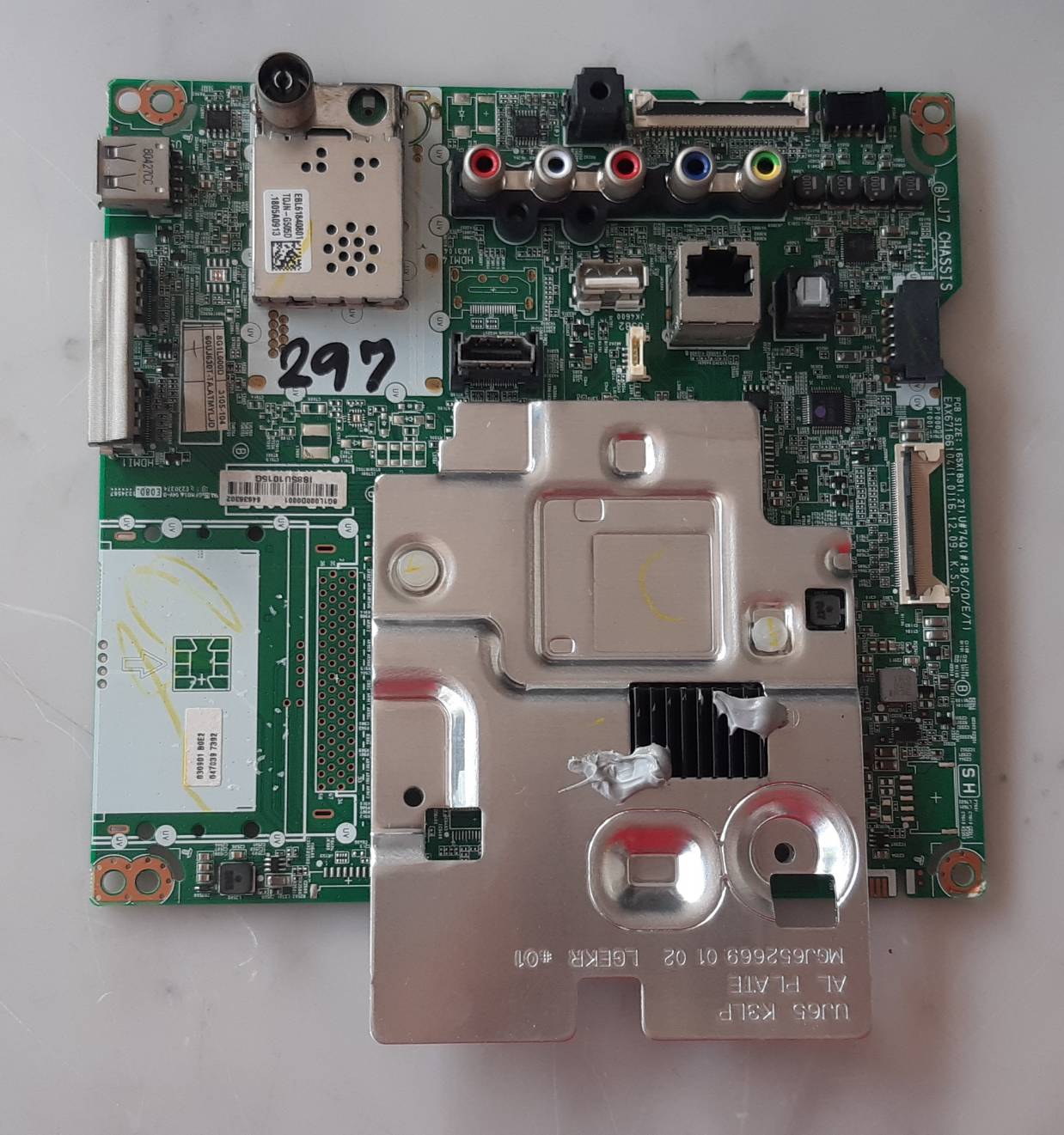 อันที่ 297 LG 60UJ630T ซีสเตร็ม EAX67166104 ดีเทสแล้ว