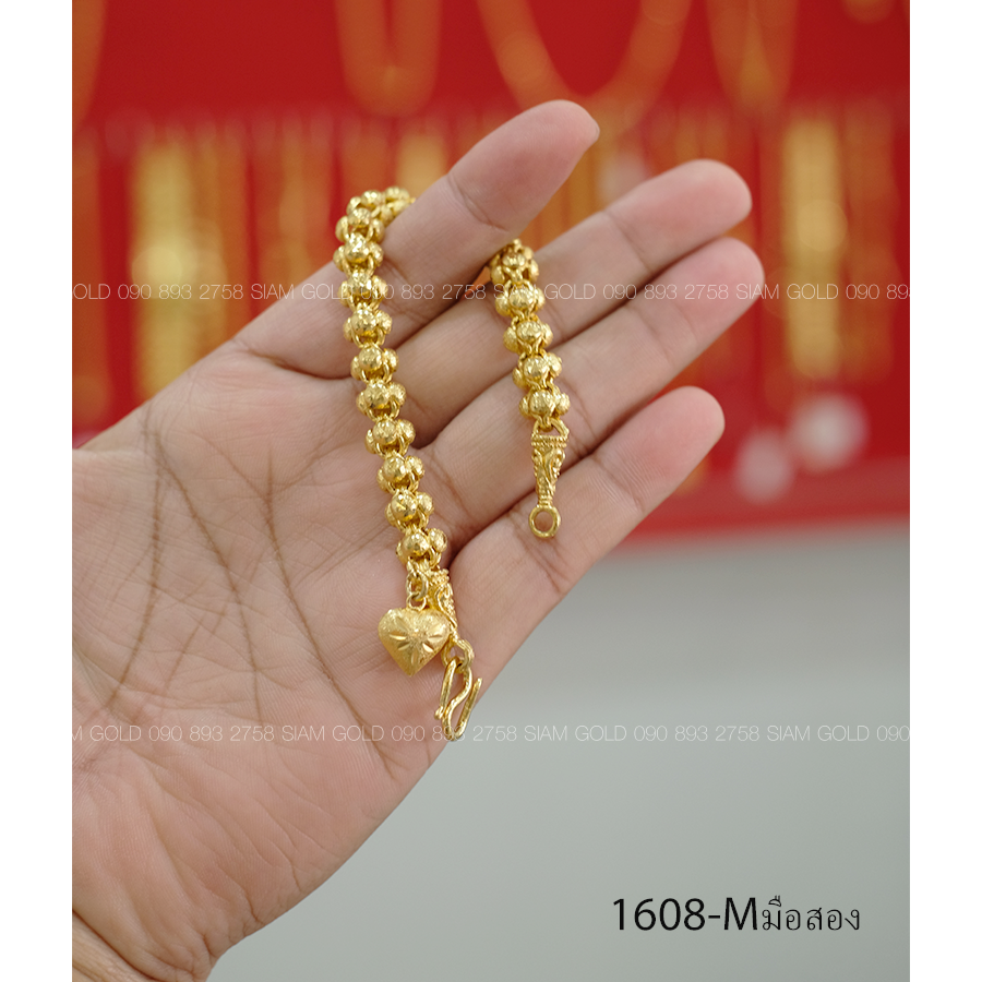 (M-มือสอง) สร้อยข้อมือ เม็ดพริกไทย 2 บาท
