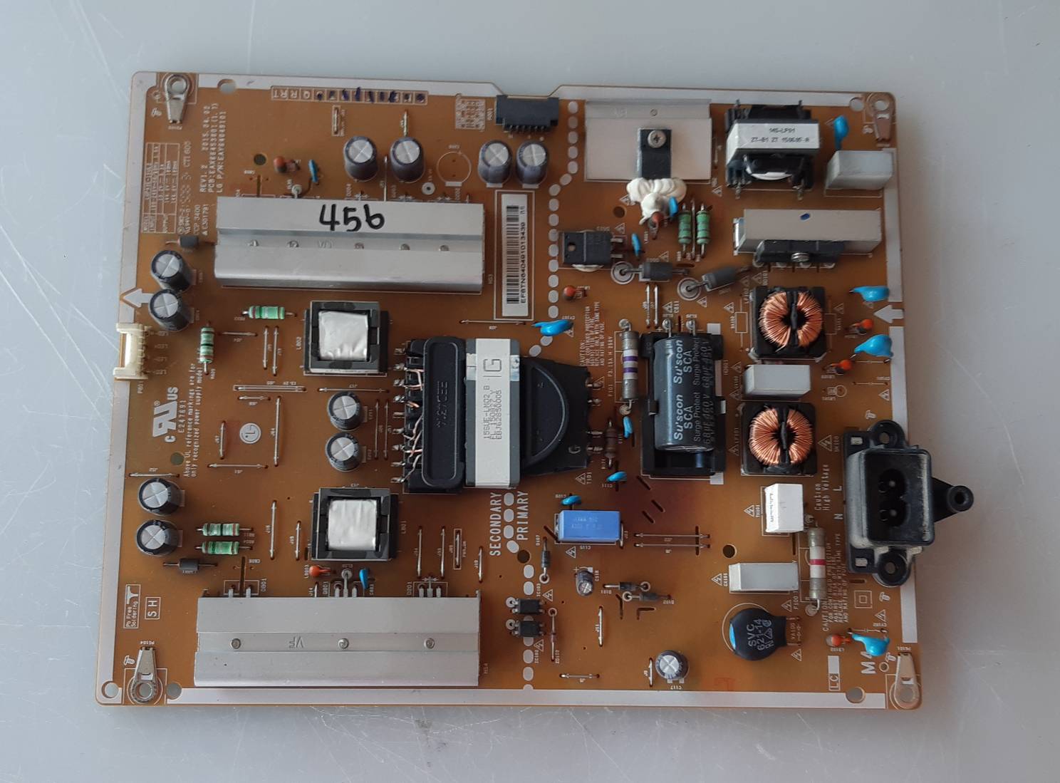 อันที่ 456 LG 43UF680T ซัฟฟลาย EAX66453801 ดีเทสแล้ว