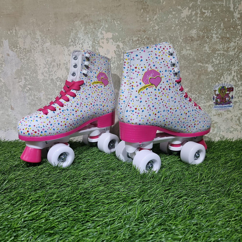 0231 รองเท้า Roller skate ผิวมัน ส้นสูง สำหรับผู้ใหญ่ คุณภาพดี