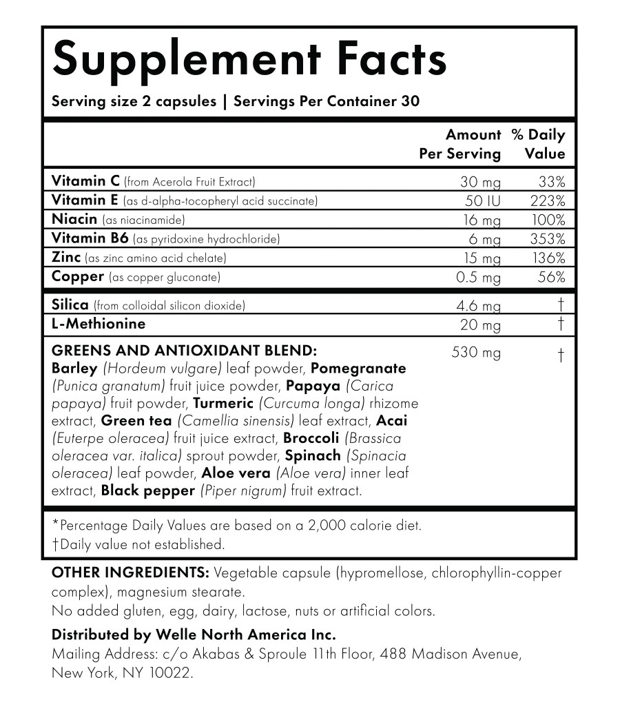 WelleCo Australia The Skin Elixir 60 Capsules 0 กก.