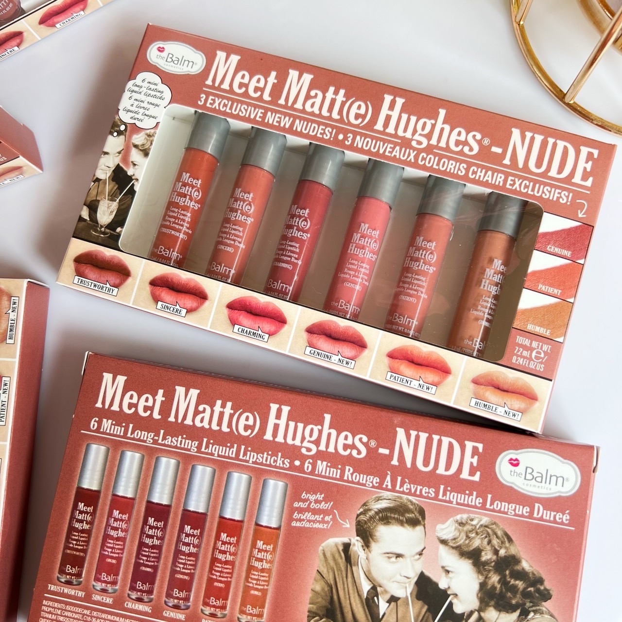 ลิปสติก The Balm Meet Matte Hughes Nude Lipstick Set