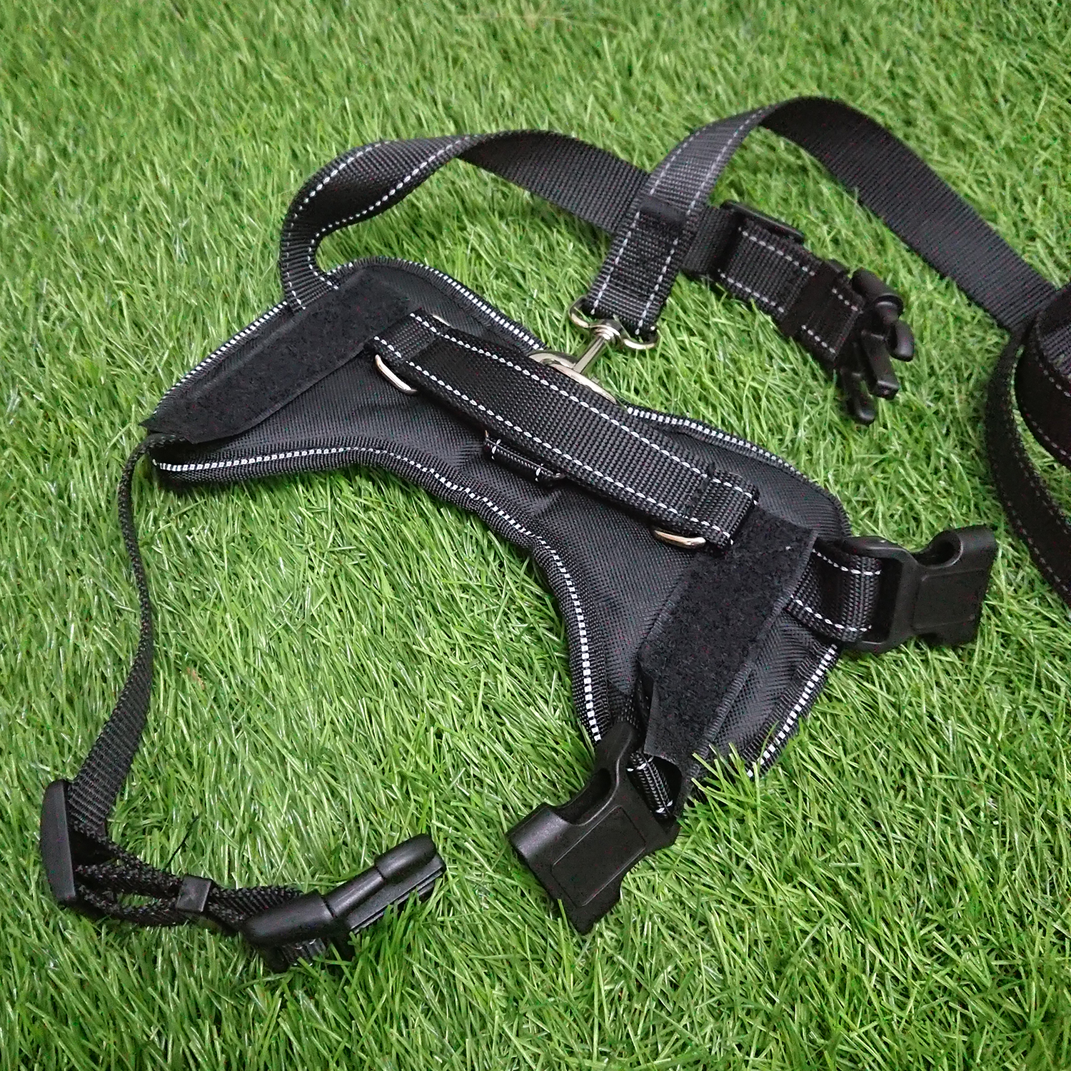 [1100] เสื้อพร้อมสายจูง สุนัข แมว ขนาดใหญ่ แรงเยอะ S M L XL