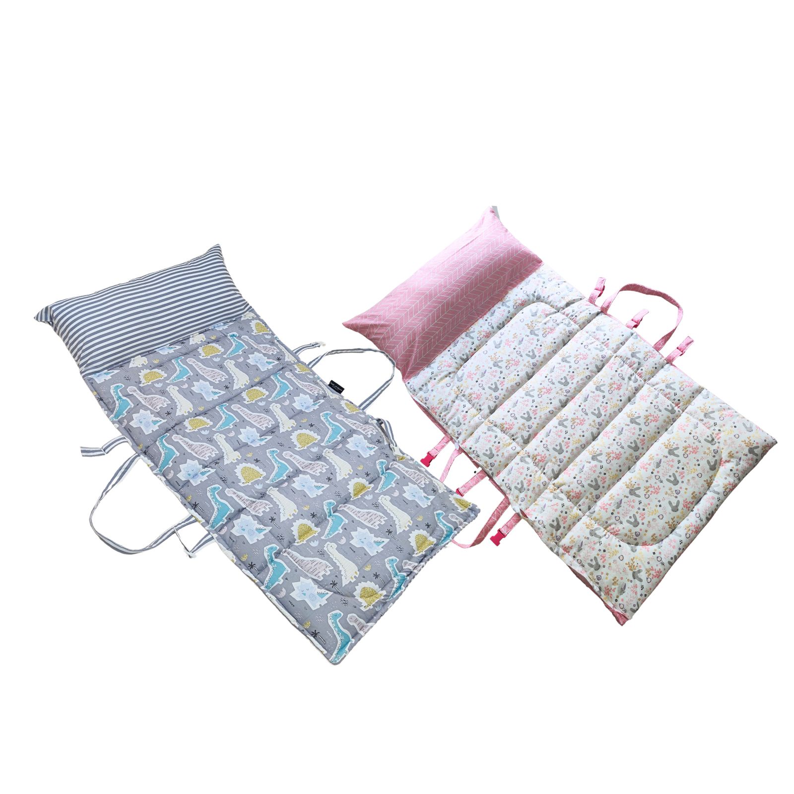 ที่นอนอนุบาล รุ่นหมอนยาวเย็บติดที่นอน (ไม่มีผ้าห่ม) lovely nap