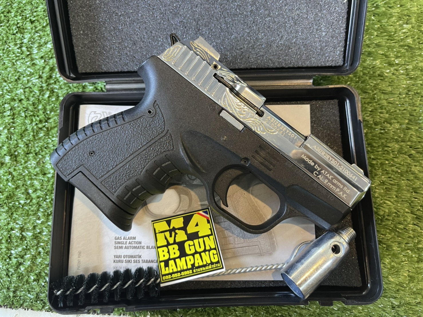 ZORAKI M906TD เงินเงา-ลายไทย