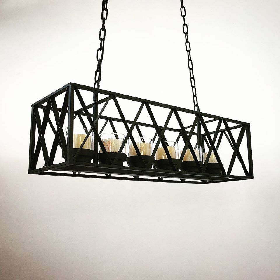 โคมไฟห้อย 82012-6 ลอฟต์ทรงเหลี่ยม