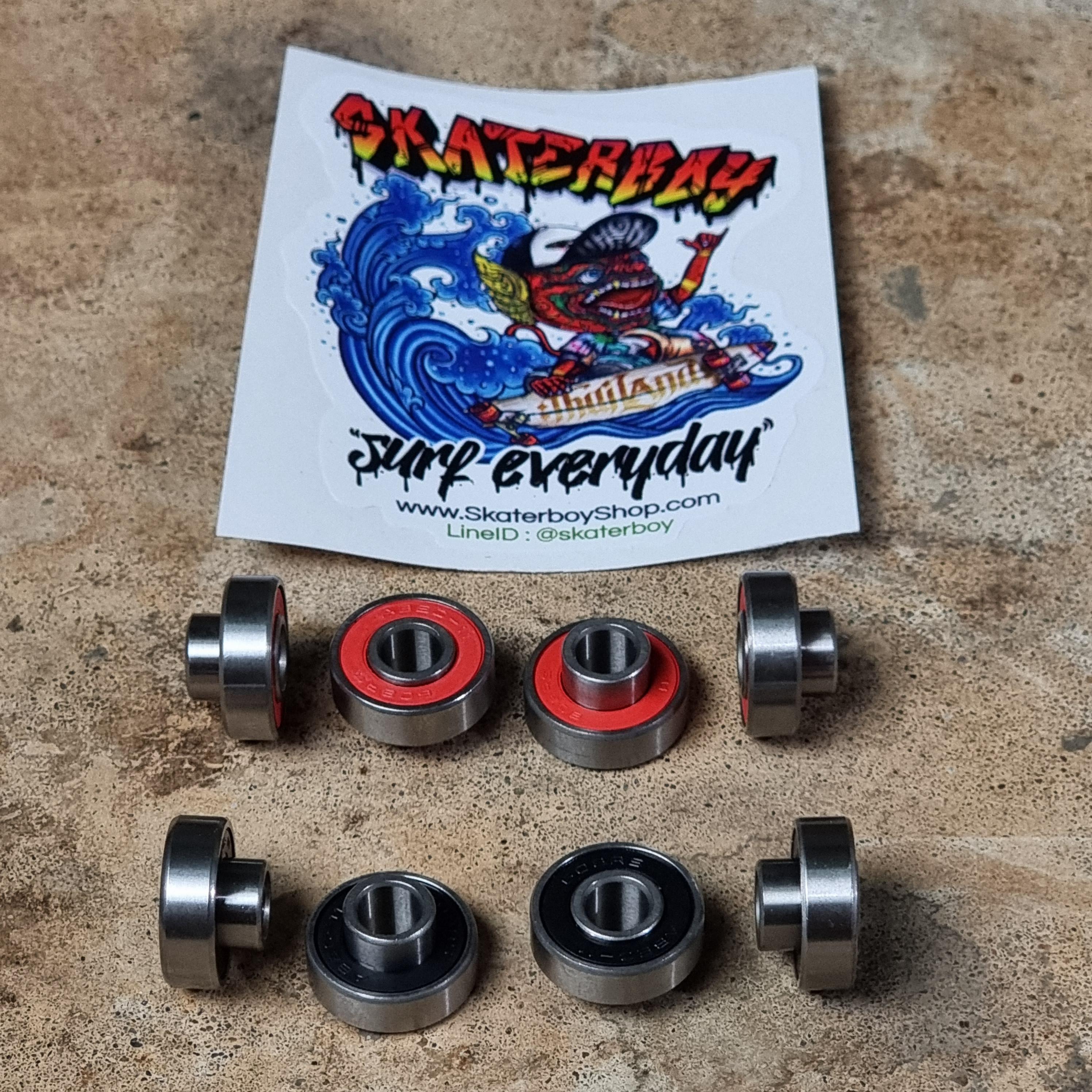 [0318] ลูกปืนล้อสเก็ต แบบถูก ABAC7 9 11 โรลเลอร์ อินลาย สเก็ตบอร์ดอ Bearing