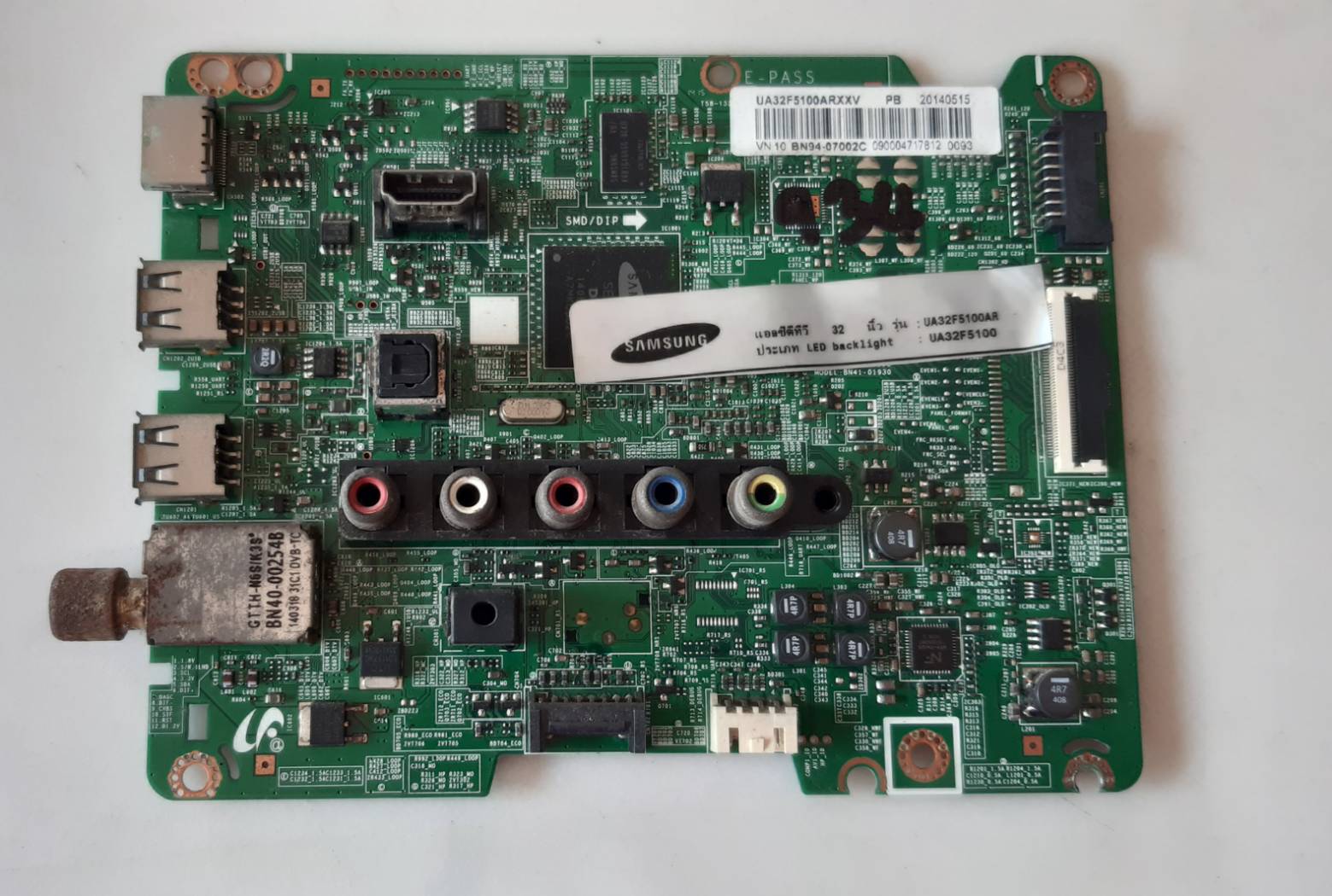 อันที่ 934 Samsung UA32F5100ARC ซีสเตร็ม BN41-01930 ดีเทสแล้ว
