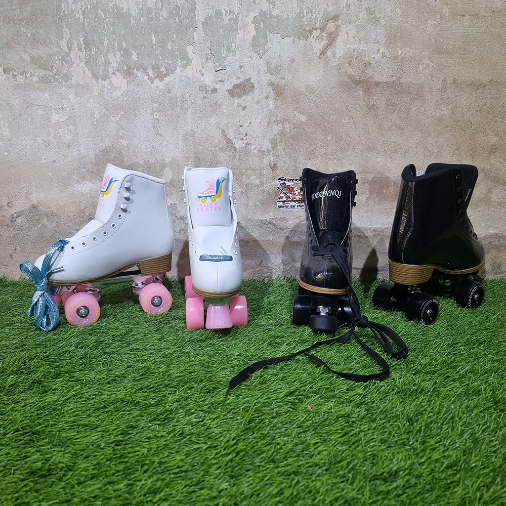 0231 รองเท้า Roller skate ผิวมัน ส้นสูง สำหรับผู้ใหญ่ คุณภาพดี