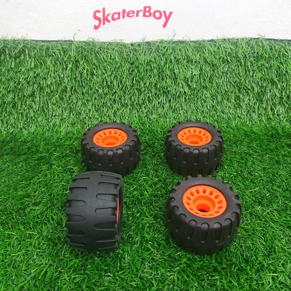 [0317] ล้อสเก็ตบอร์ด ลุยทางวิบาก ขรุขระ 3ขนาด 102, 76, 60mm surf skate, Longboard, Off Road wheel