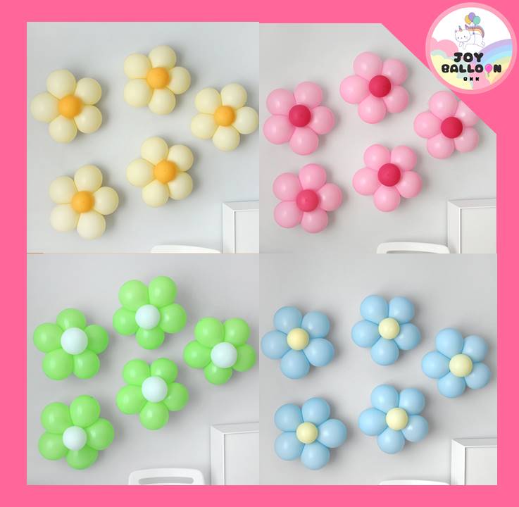 เฟรมดอกไม้ ลูกโป่งดอกไม้ สินค้าทำจากพลาสติก (สินค้าไม่รวมลูกโป่ง) ลูกโป่งดอกไม้ อุปกรณ์ตกแต่ง