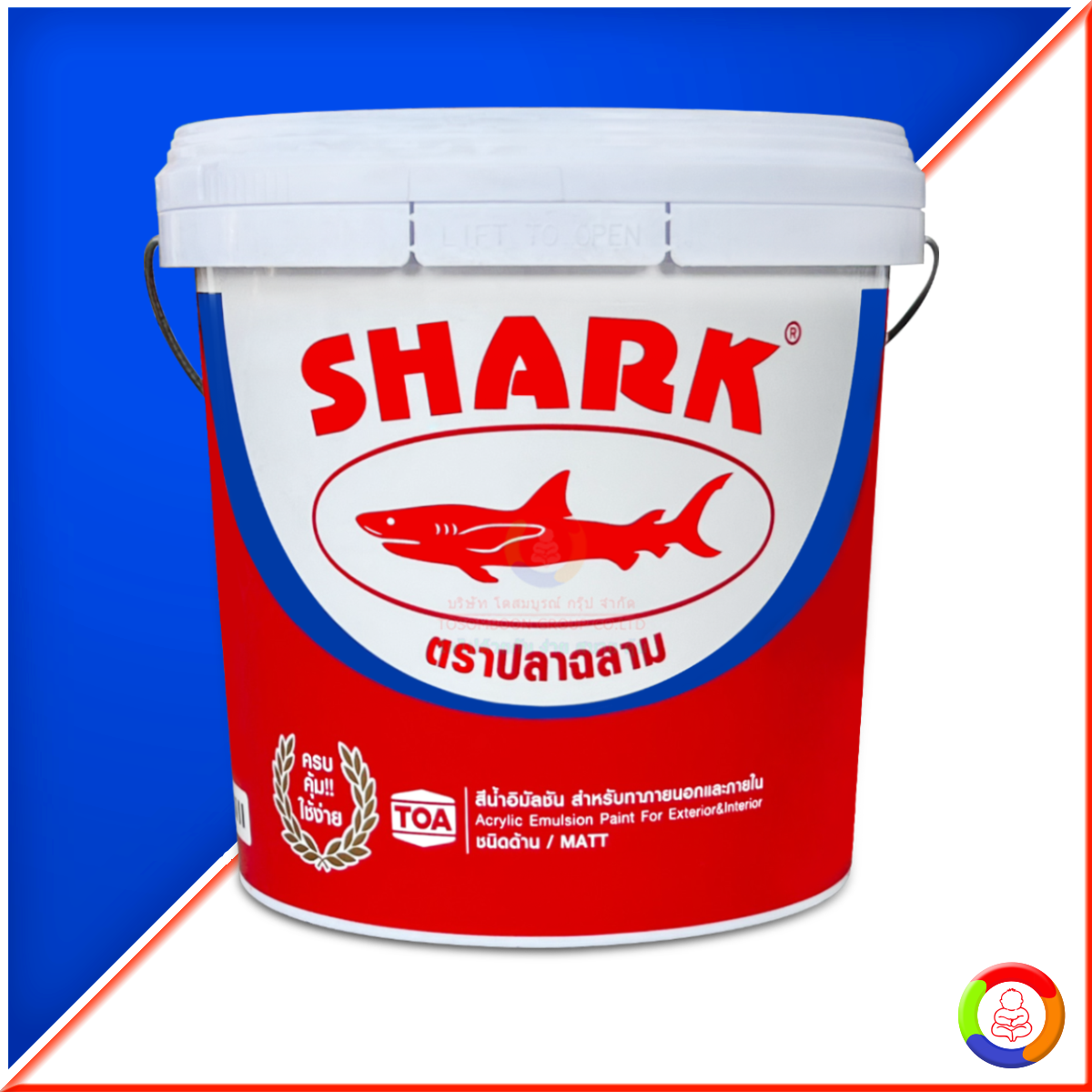 SHARK Exterior and Interior Emulsion Paint 9 L.