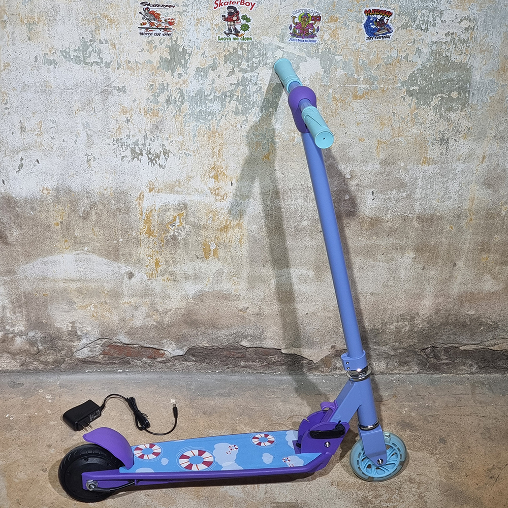 [0601] สกู็ตเตอร์ไฟฟ้า รุ่น KID scoot ล้อ4Inch เร็ว7km/h ระยะ5km