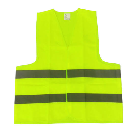 เสื้อจราจรสะท้อนแสง สีเขียว สีส้ม