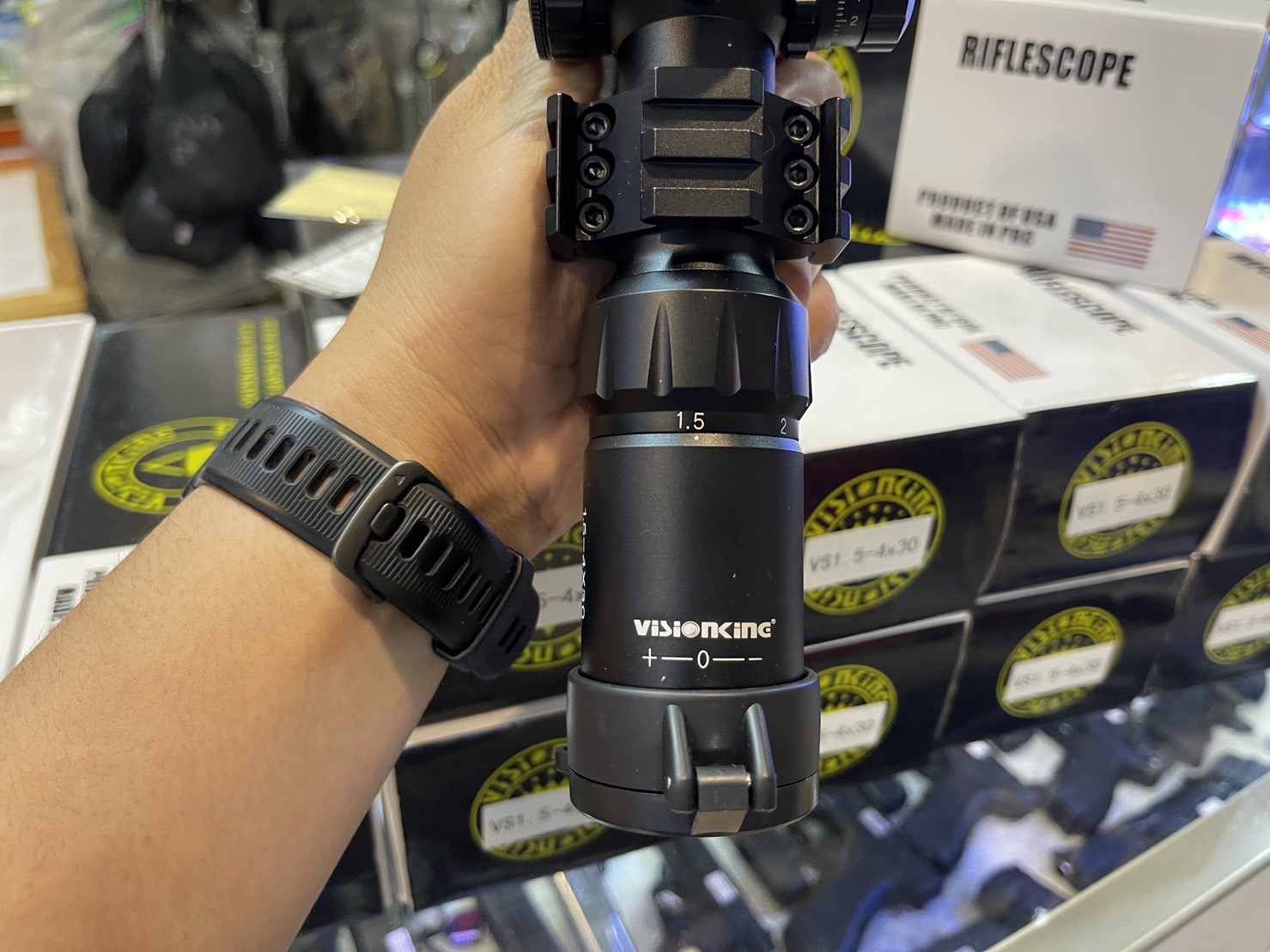 Scope : VisionKing 1.5-4x30 CQB เป้า Mil-Dot