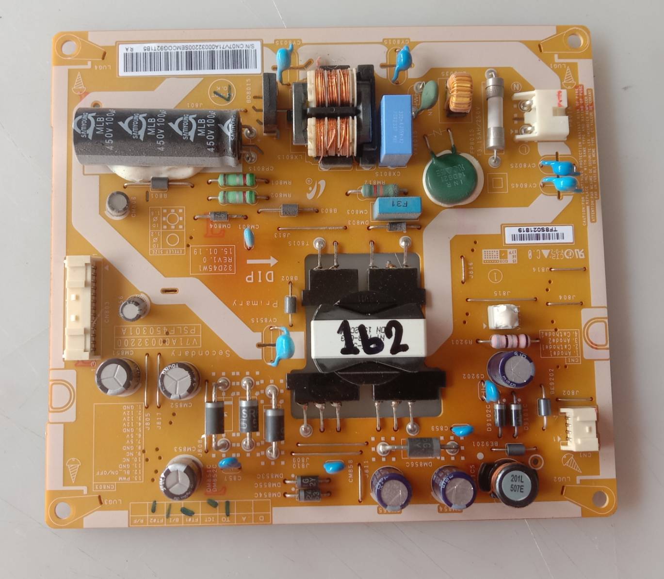 อันที่ 162 TOSHIBA 32L2550VT ซัฟฟลาย V71A00032200 ดีเทสแล้ว