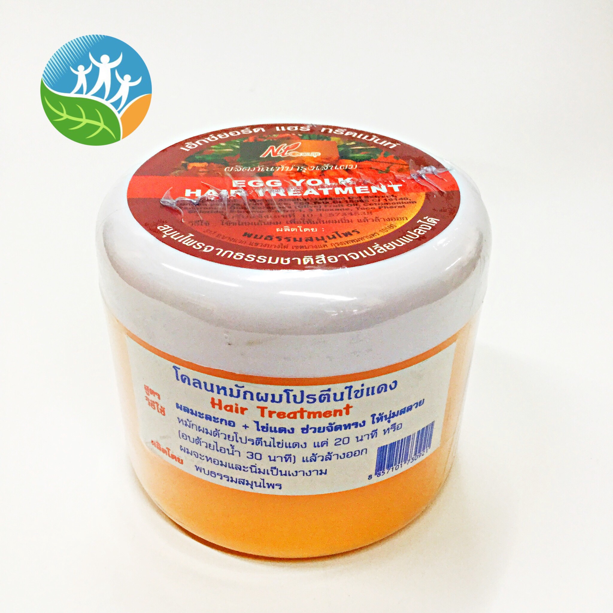 [พบธรรม] โคลนหมักผมโปรตีนไข่แดง กระปุกใหญ่ 300g.