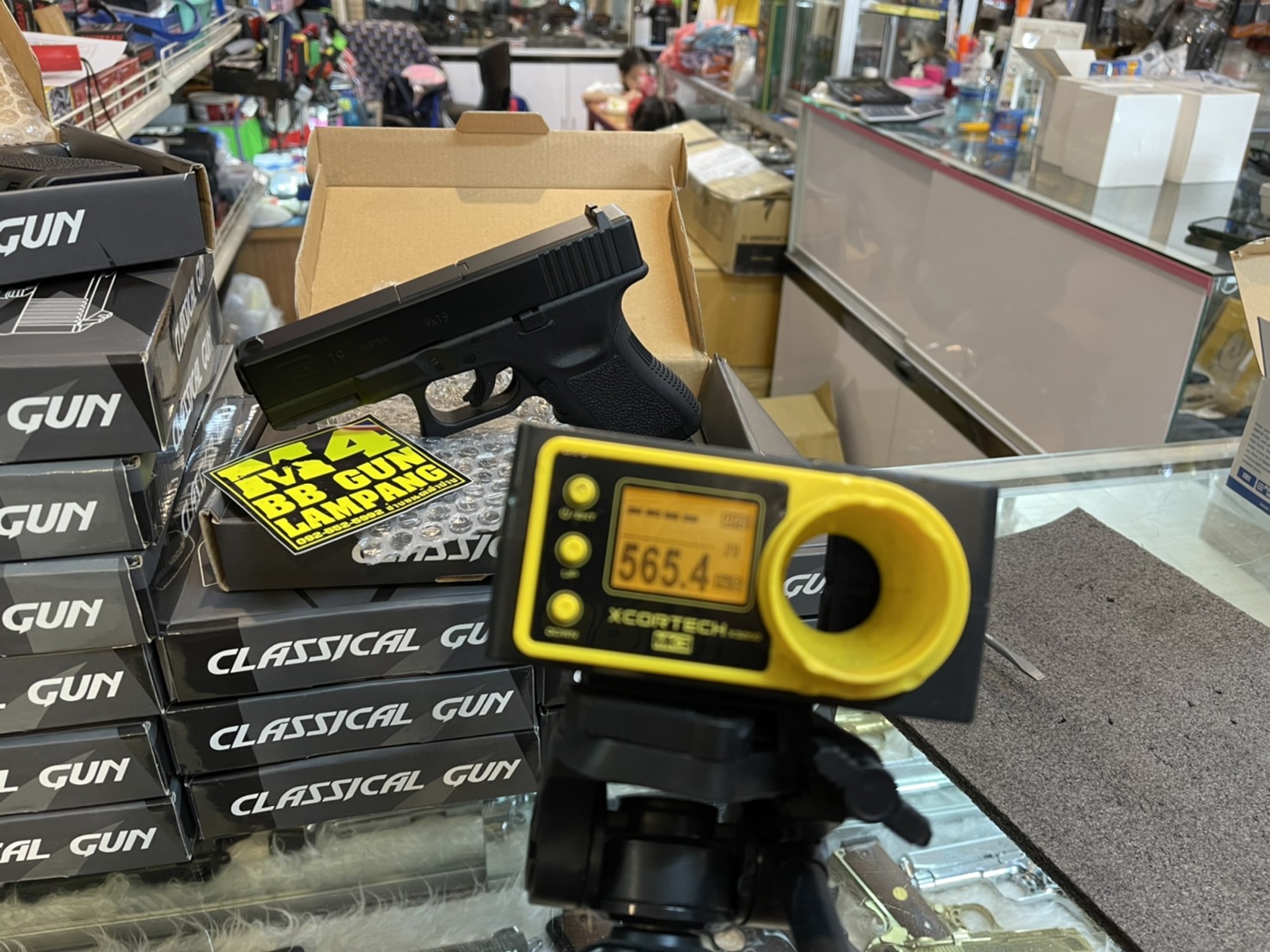 Classical Gun Glock19 ฟูลมาร์คกิ้ง Co2