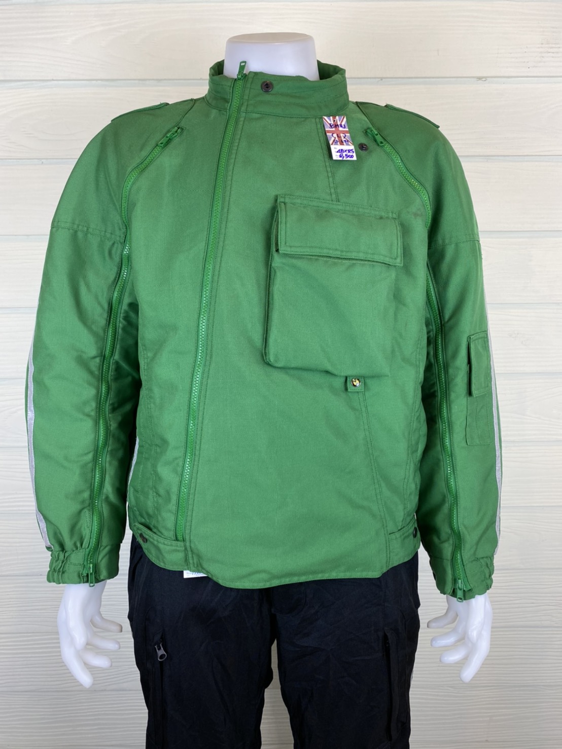 เสื้อขี่มอเตอร์ไซด์( มือสอง) CS 614 : อก 48" ยาว 25"(L) BMW